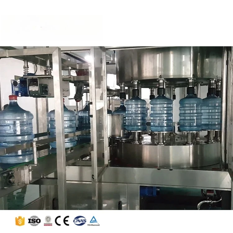 2026Automatic 19L 20Liter 5 Gallon Barrel Bottle Water Washing Filling Capping Machine