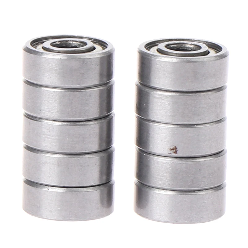 10pcs Deep Groove Spherical Carbon Steel Miniature Bearings 695ZZ