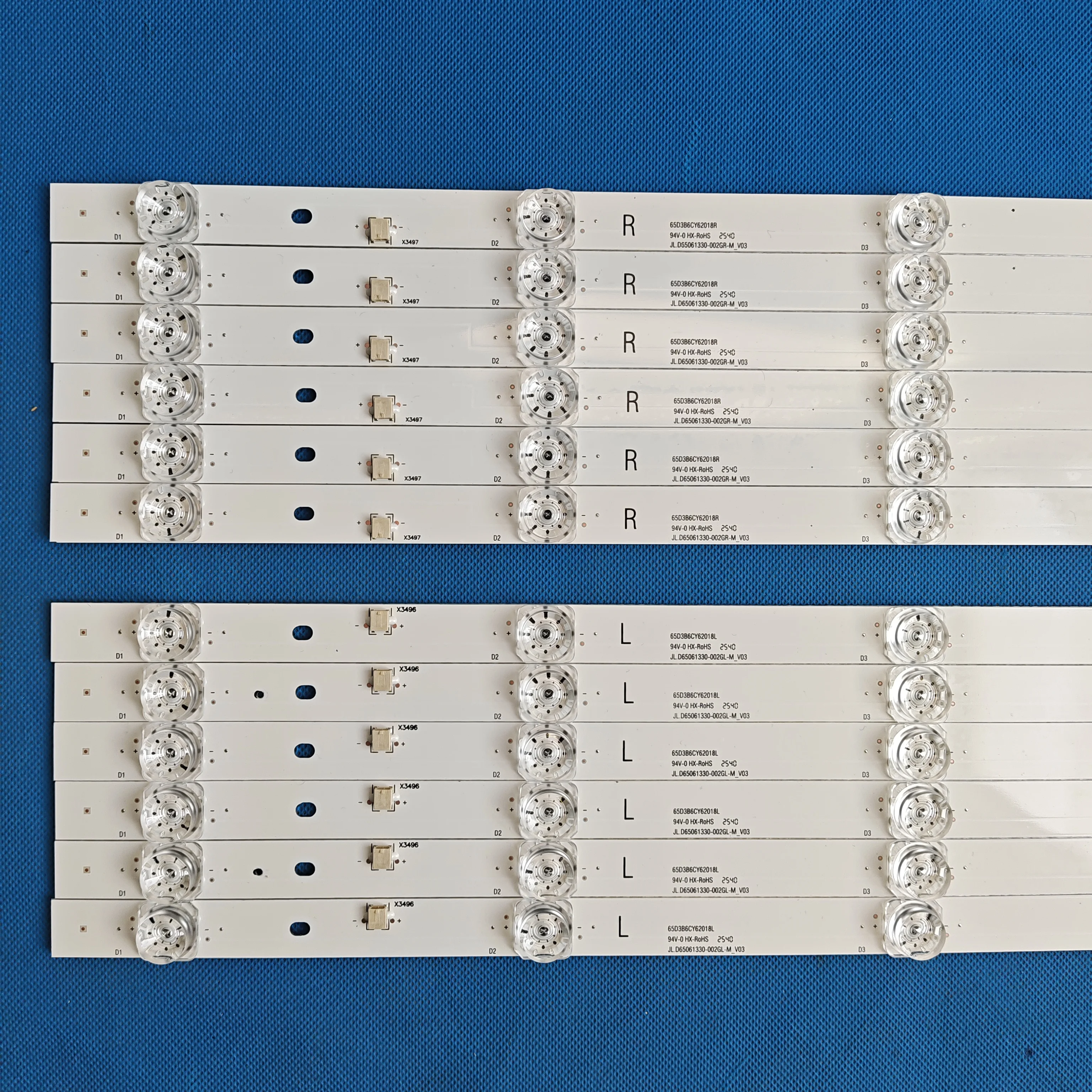 LED strip  65UCS1 65UCS1/G  A651 65UCY1/G H-LED65BU7006 JL.D65061330-002GR-M V03 JL.D65061330-002GL-M V03
