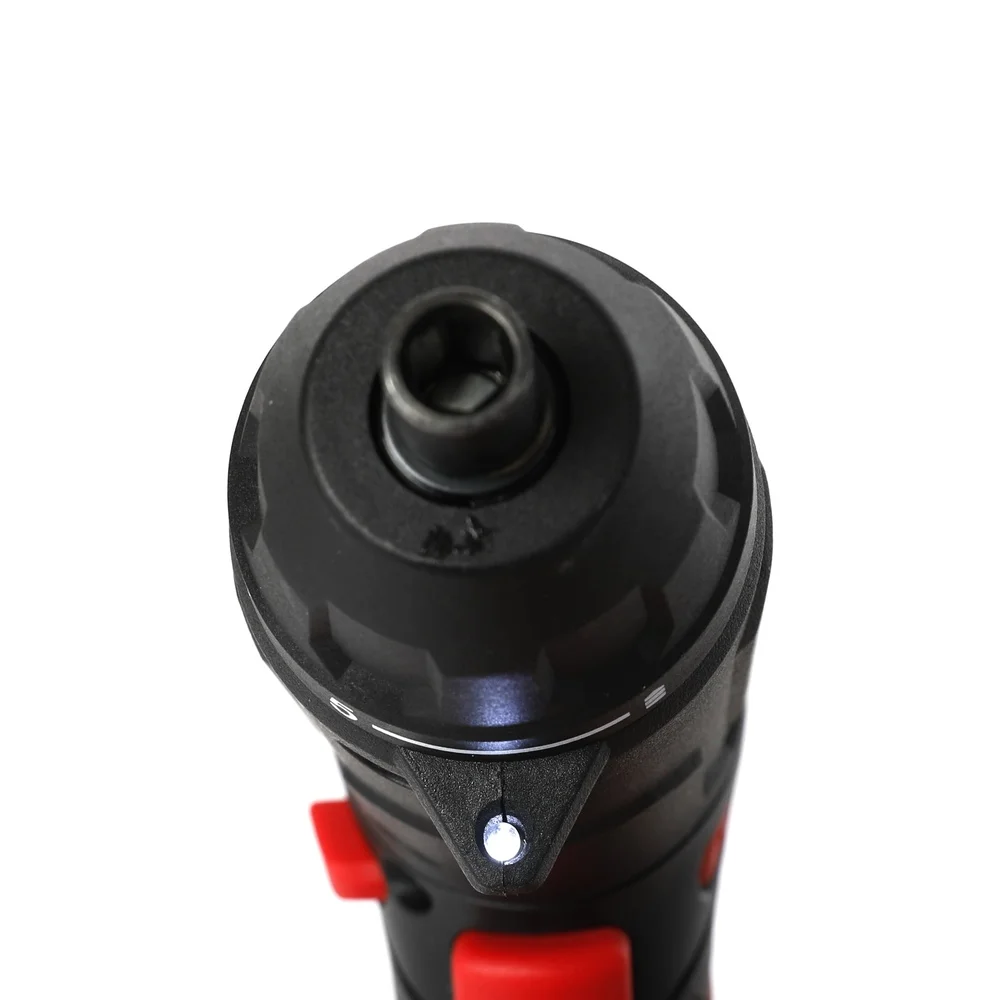 4V Cordless Rotating Screwdriver with Adjustable Handle LED Light Magnetic Bit Holder USB-C Charger 210 RPM Torque Settings