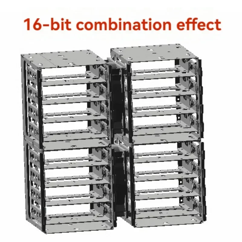 

Small New The Shock-proof Hard Disk Box Can Hold Four 3.5 Shock-proof Hard Disk Trays For Retrofitting Nas Chassis