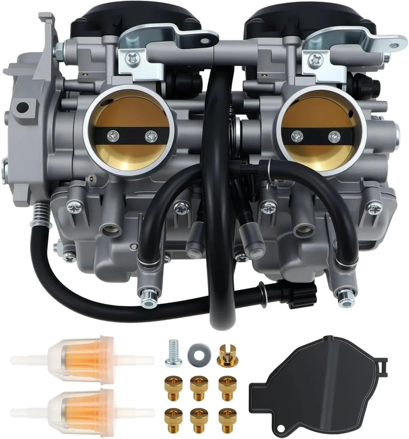 KVF650 Carburetor Fit for Kawasaki Prairie 650 KVF650 2002 2003 Brute Force KVF650D 2005-2013 Replace 15003-0095 15003-1755