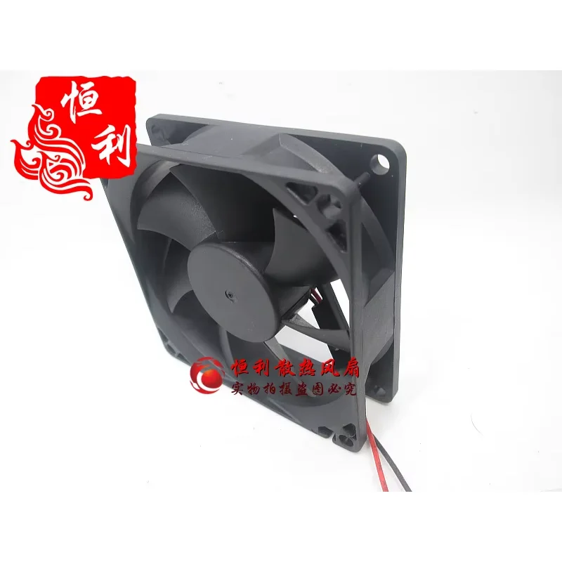 D-8025ND تيار مستمر 12 فولت 0.23 أمبير 80 × 80 × 25 مم مروحة تبريد خادم بسلكين