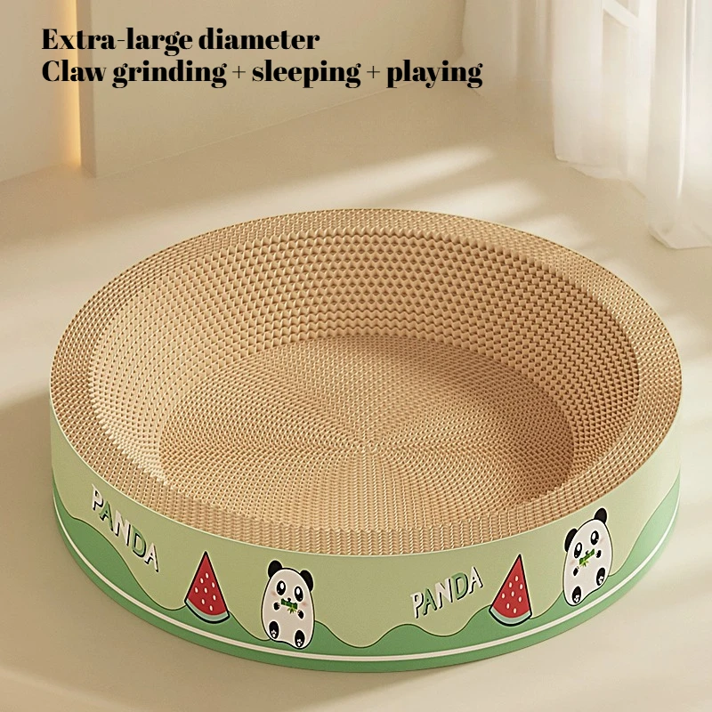 Esrattoir Ondulé Pour Chat, Escaros Ronds Et Ovales, Griffe De Meulage, Jouets Pour Chats, Accent De Lit À Degrés, Jouet Rond