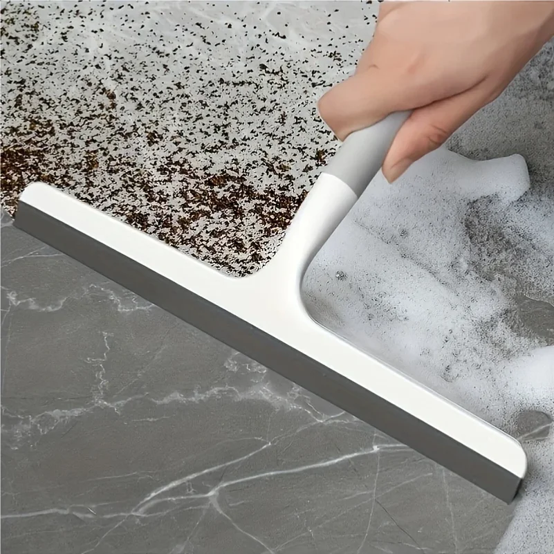 Silicone Shower Scraper Cleaner Bathrooms Multi-purpose Squeegee Glass Clean Floor Window Cleaning Tool Household Water Wiper