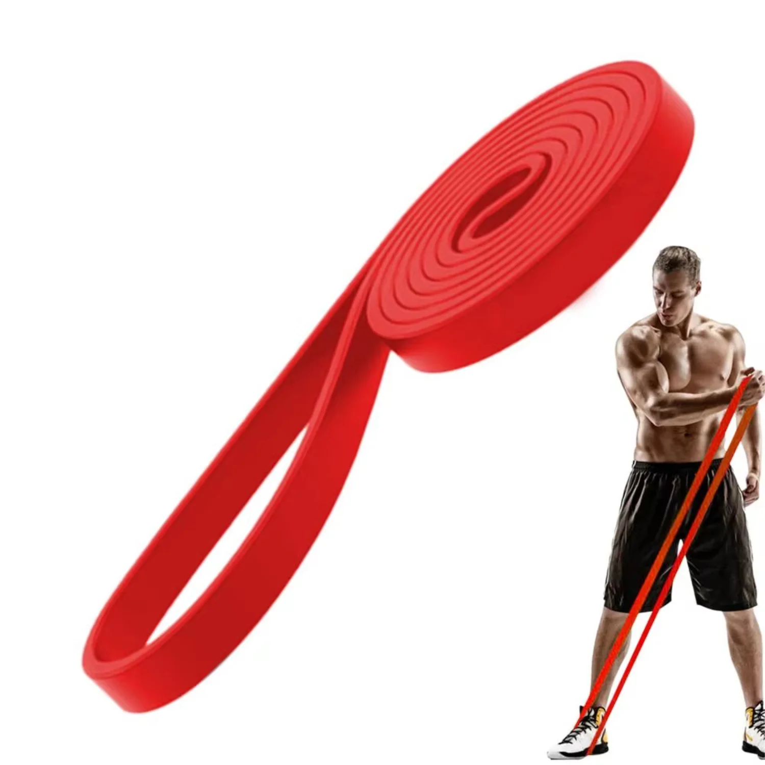 Stretch Resistance Band Exercise Expander Elastic Fitness Band Pull  Assist Bands  Training Pilates  Gym Workout