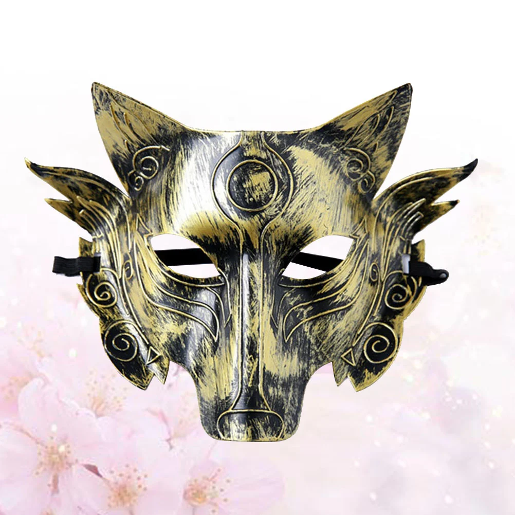 4 Pcs Wolf Cosplay Head Mask Halloween Cover Kitsune Costumes Simulation Animal Prom