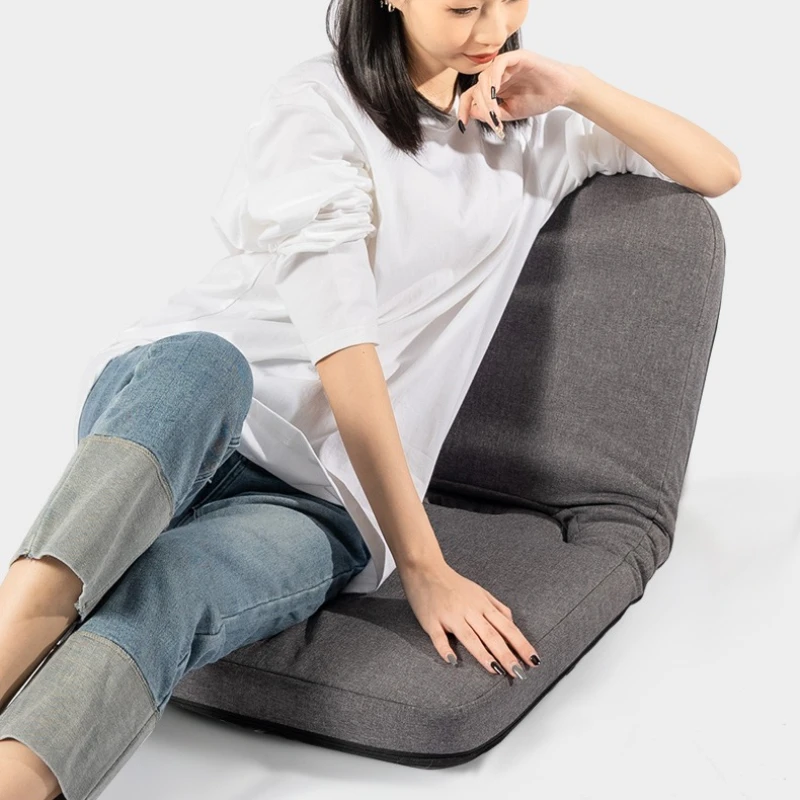 Japanese Floor Chair Tatami Backrest Seat Legless Bedroom Lounge Chair Foldable Bay Window Sofa