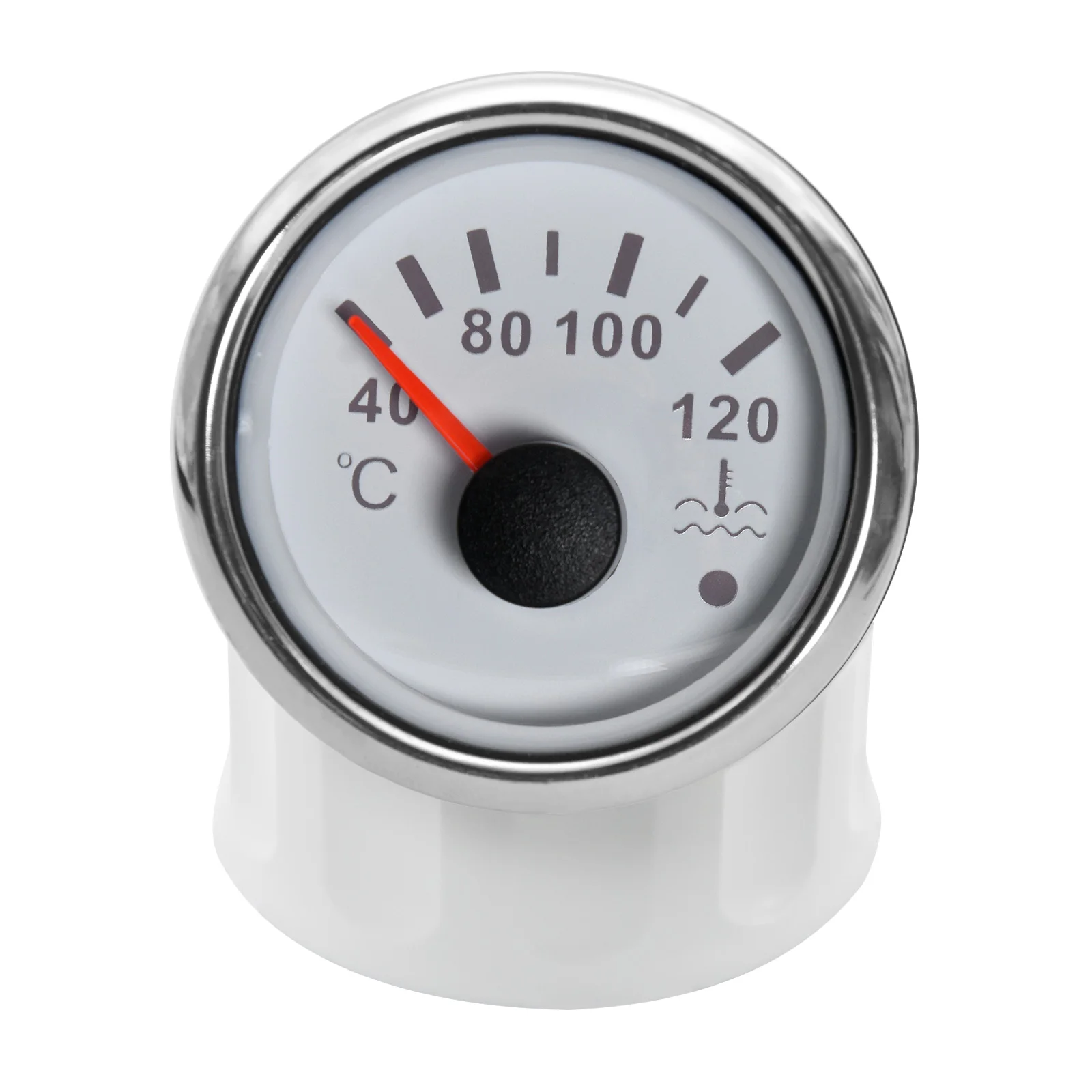 52mm Car Truck Boat Water Temp Gauge 10MM Temperature Sensor 40-120 Moto Meter Vehicle Indicator For Auto With Red BackLight