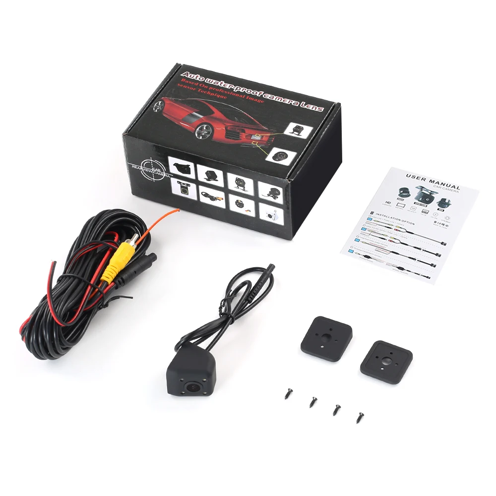 Car Rear View Camera With Titanium Alloy AHD 1920*1080P Waterproof Reverse Parking Camera 170 ° Only For EBILAEN Car Radio