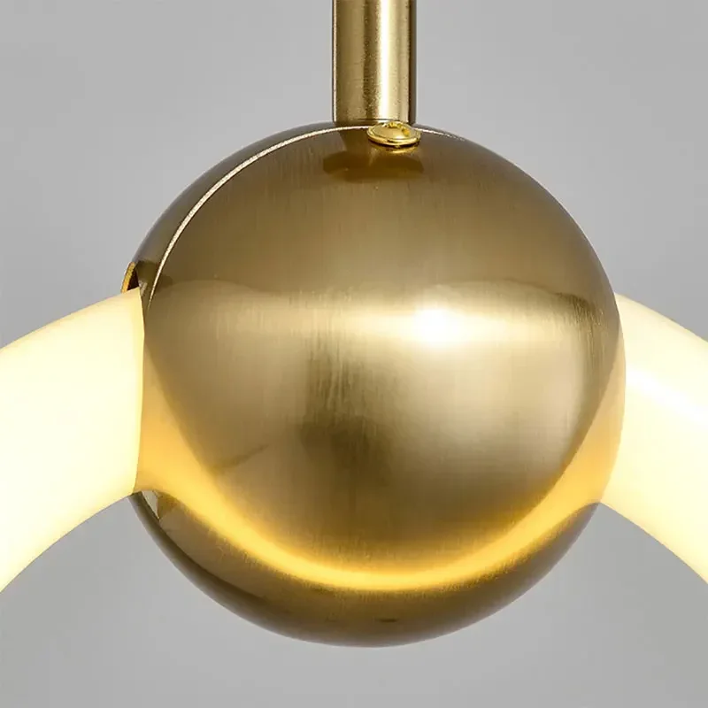 

Скандинавские светодиодные кольцевые подвесные светильники, роскошные круглые подвесные светильники, столовая, кухня, остров, спальня, черное золото, люстра, декор, светильник