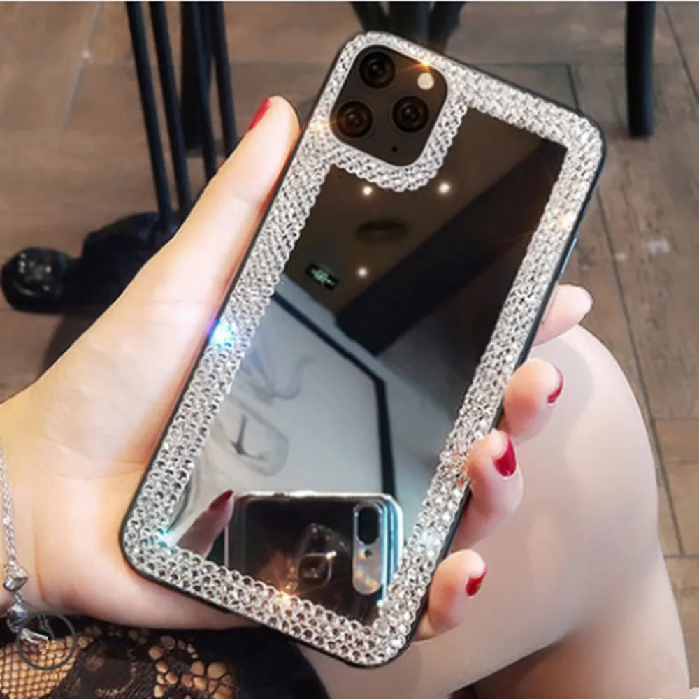 Mirror Phone Case For Apple iPhone 15 14 13 12 11pro max 7 Plus 8  SE 2020 Soft TPU Cover For iPhone 16 Pro Max X XR XS Max Capa