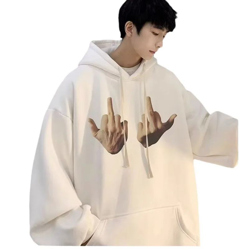 سترة نسائية من البوليستر المطبوع بأكمام طويلة ومحطة مستقلة كبيرة الحجم على طراز الشارع Temu TikTok Home لخريف