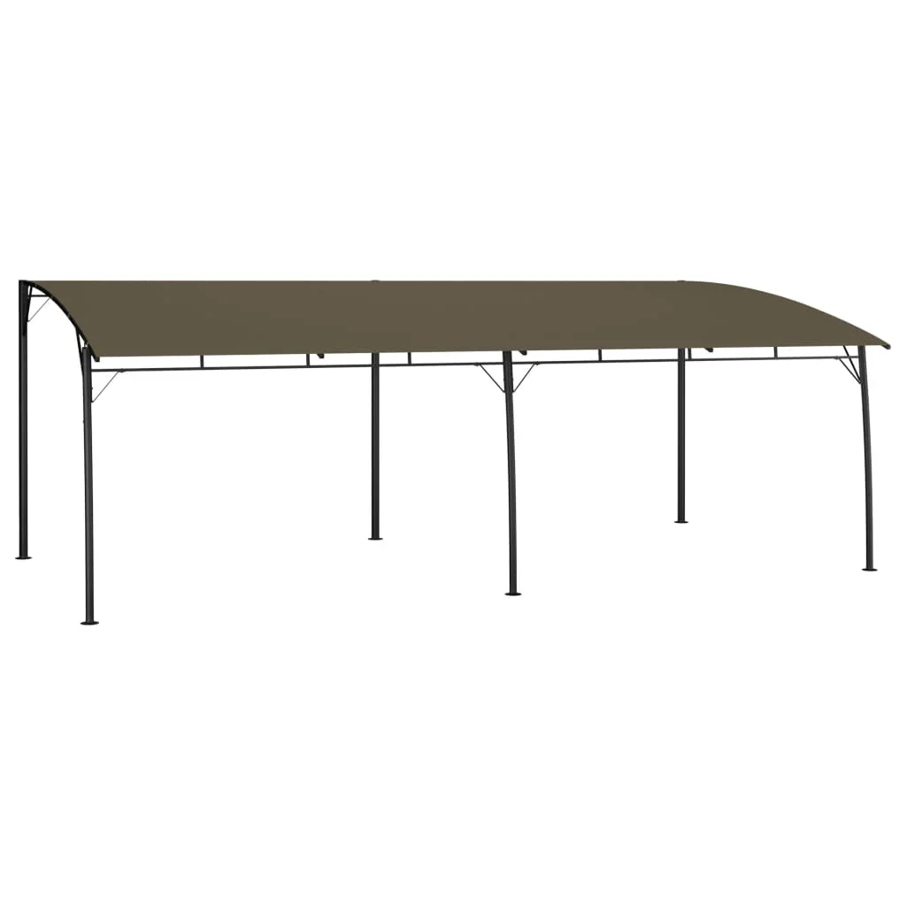 Vidaxl Garden Sunshade Awning 6X3x2.55 M Taupe Outdoor Products Sunshade And Rainproof Outdoor Decoration