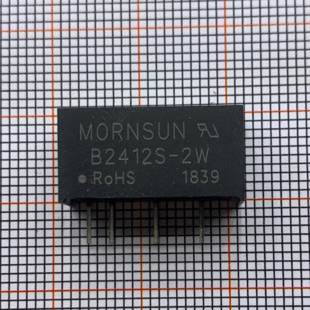 5PCS/ B2412S-2WR2 DC-DC step-down module 24V to 12V isolated power supply module 2W, B2412S-2W