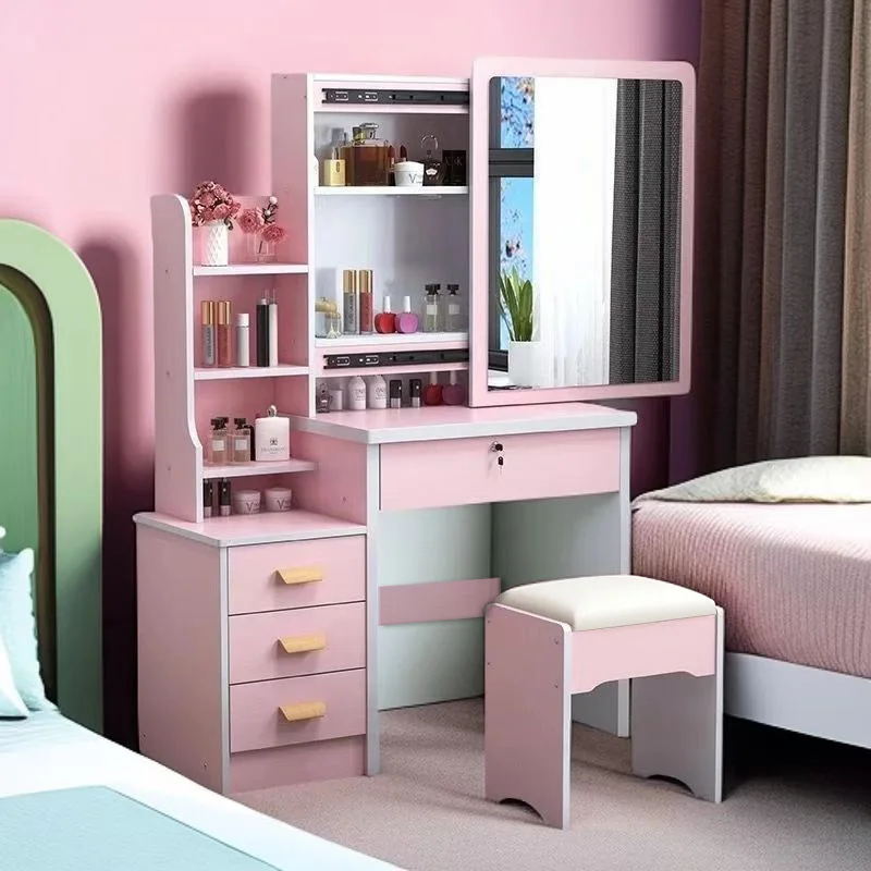 Design Storage Vanity Desk Decorations Esthetic Wood Essentials Vanity Desk Lounges Mid Century Tocador Maquillaje Furniture