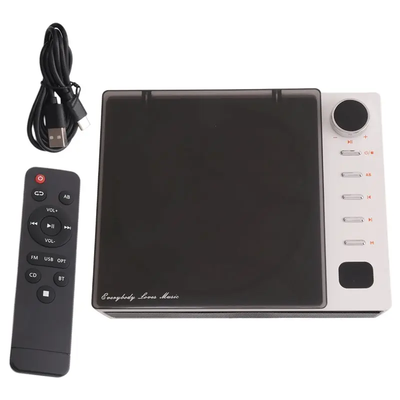 

Портативный CD-плеер B27B с беспроводными Bluetooth-колонками, FM-радио, проигрыватель музыкальных альбомов, домашний CD-проигрыватель, английский AB-репитер
