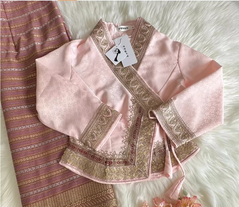 

Xishuangbanna Dai Ethnic Clothing Festival Dance Restaurant Work Long Skirt