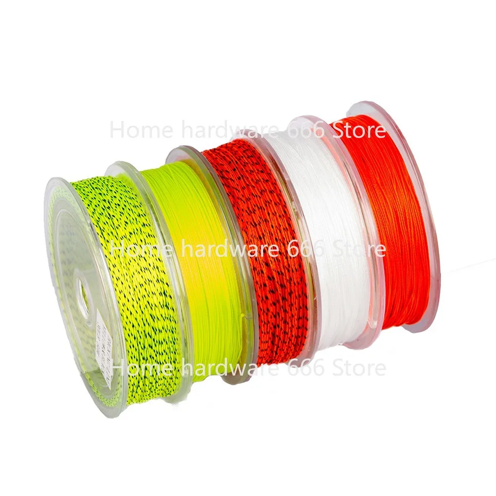 1 Roll 20/30lbs Line Backing Fishing Trout Line&Loop Dacron 8 Braided Fly Line Backing Dual-color Lines Fishing Accessories