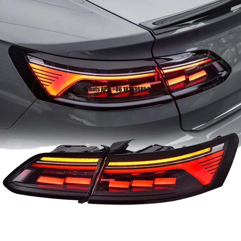 

Новые светодиодные задние фонари для стайлинга автомобиля: ДХО, сигналы поворота, стоп-сигналы, фонари заднего хода, габаритные огни, 100 Вт, 10000 лм, модифицированные для Volkswagen Arteon CC