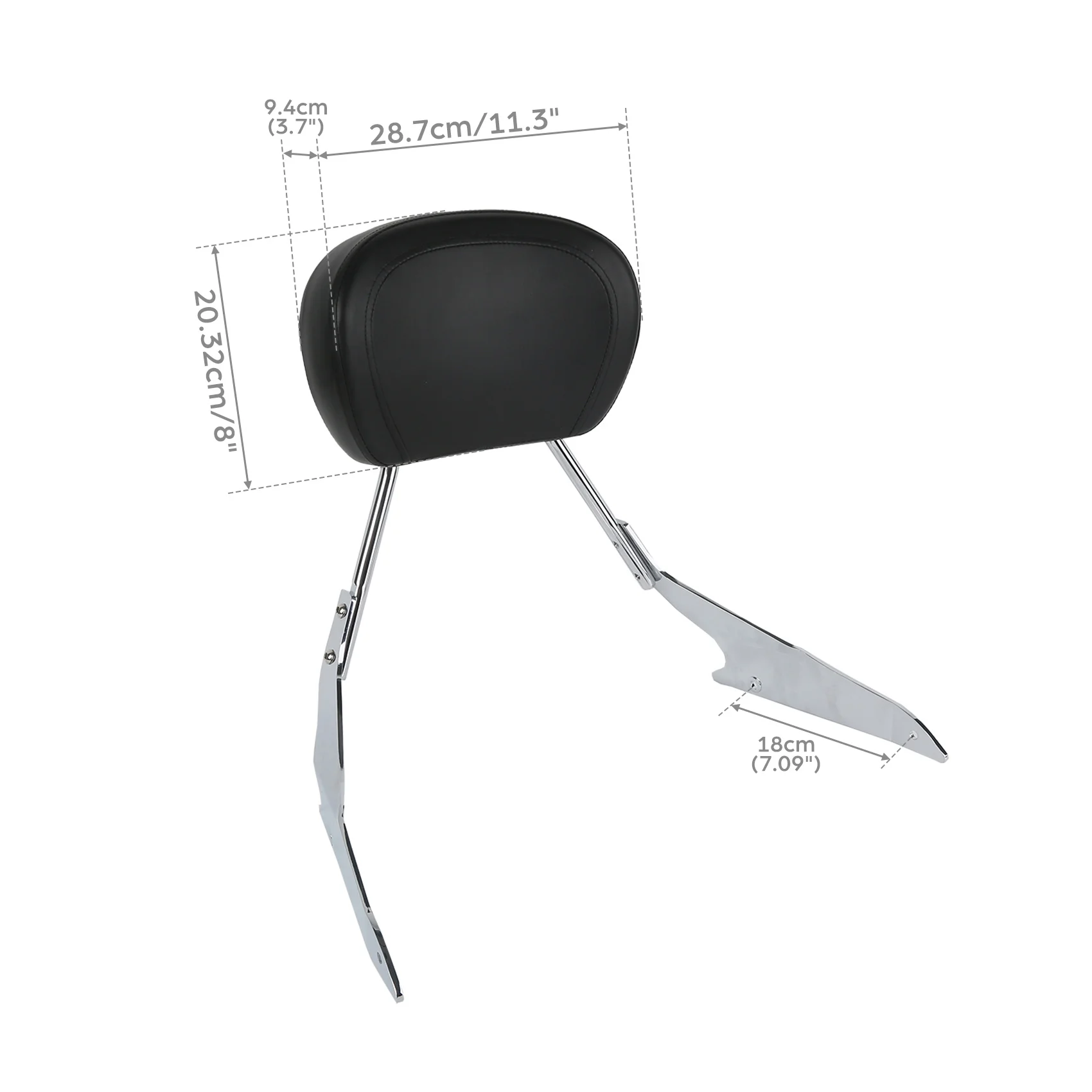 Detachable Sissybar Sissy Bar Backrest Fit For Suzuki Boulevard M109R M109RZ M109R2 2006-2024