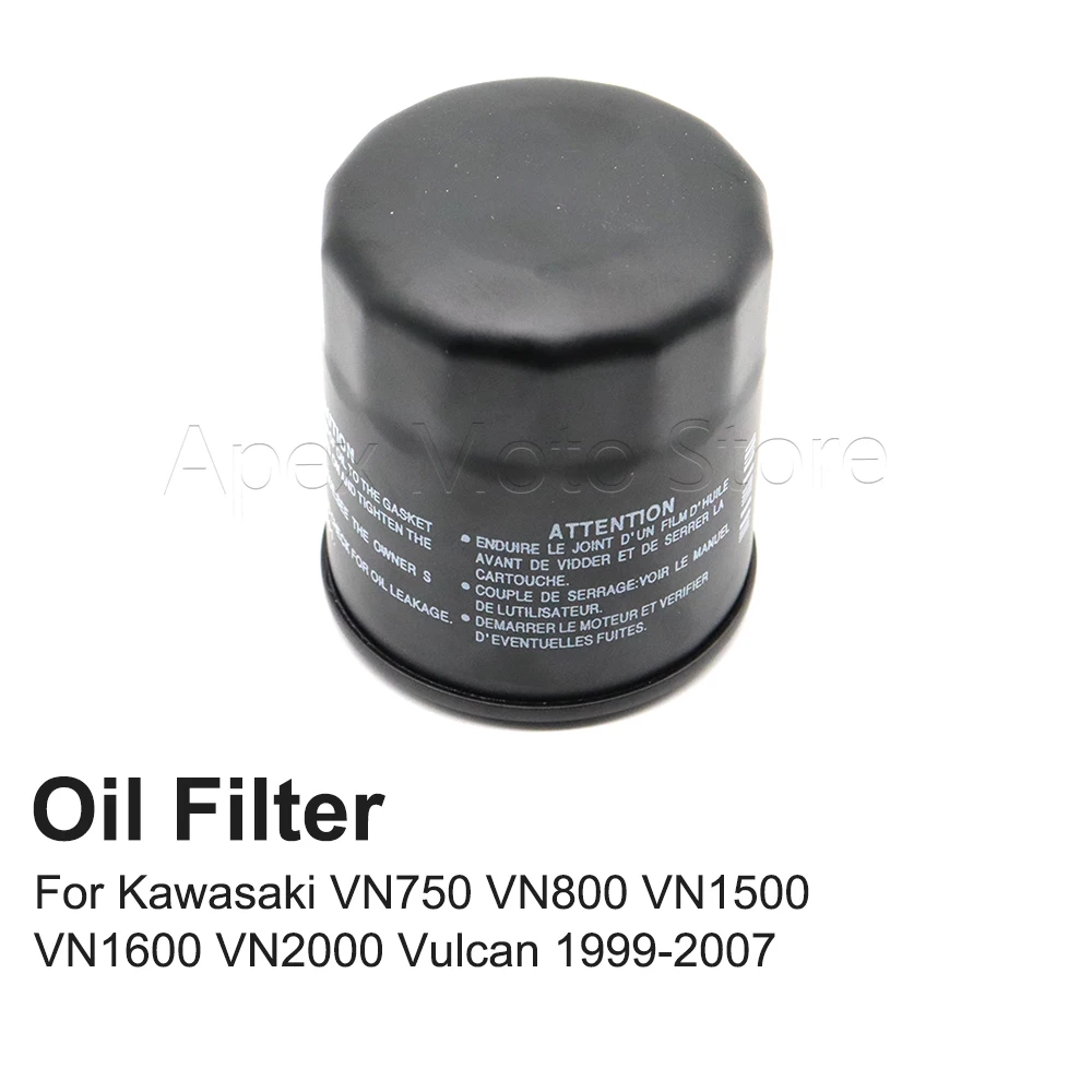 

Motorcycle Accessories Oil Filter For Kawasaki VN 750 800 1500 1600 2000 VN750 VN800 VN1500 VN1600 VN2000 Vulcan 1999-2007