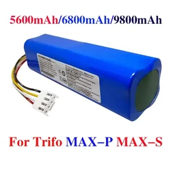 Trifo MAX-P MAX-S 로봇 진공 청소기 교체 배터리, 14.4V, 5600mAh, 6800mAh, 9800mAh