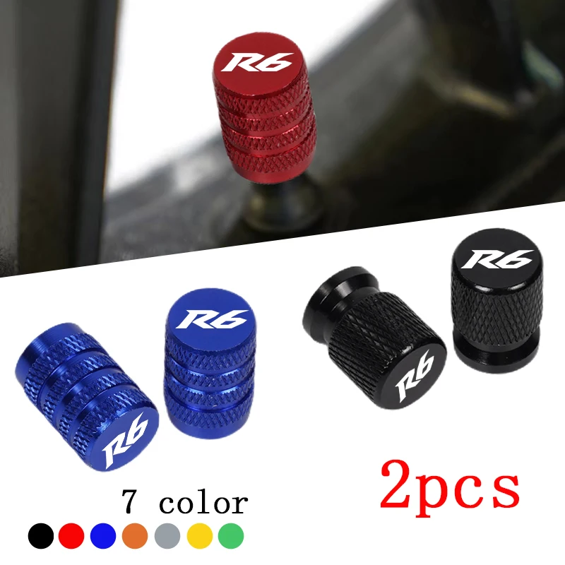 

2 шт. алюминиевые колпачки для вентилей шин с ЧПУ для мотоциклов YAMAHA YZF R6 YZFR6 YZF-R6, аксессуары