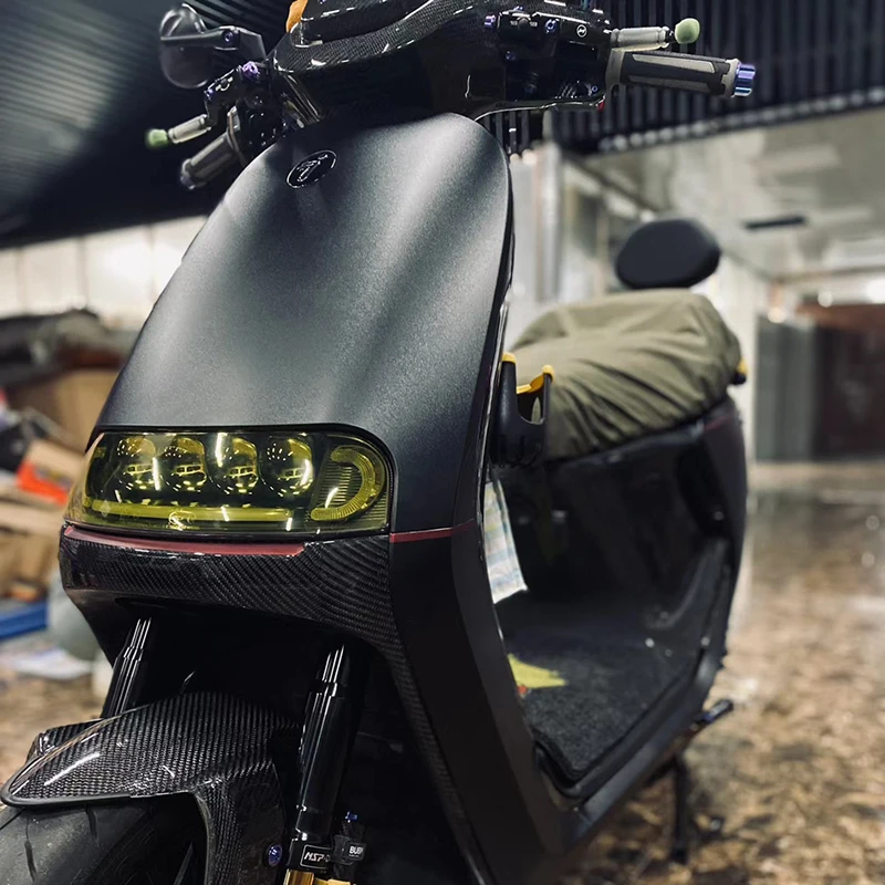 Matte Frosted Black Vinyl Wrap Film Roll With Air Release Self Adhesive Car Wrapping Motorcycle DIY Sticker Decal