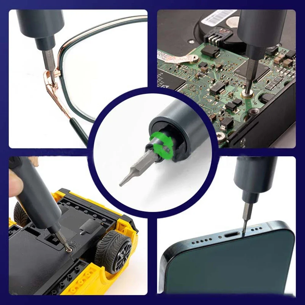 28 In 1 Electric Screwdriver Set Precision Power Tool Kit Rechargeable Wireless Screwdriver Set With Type-C USB Cable