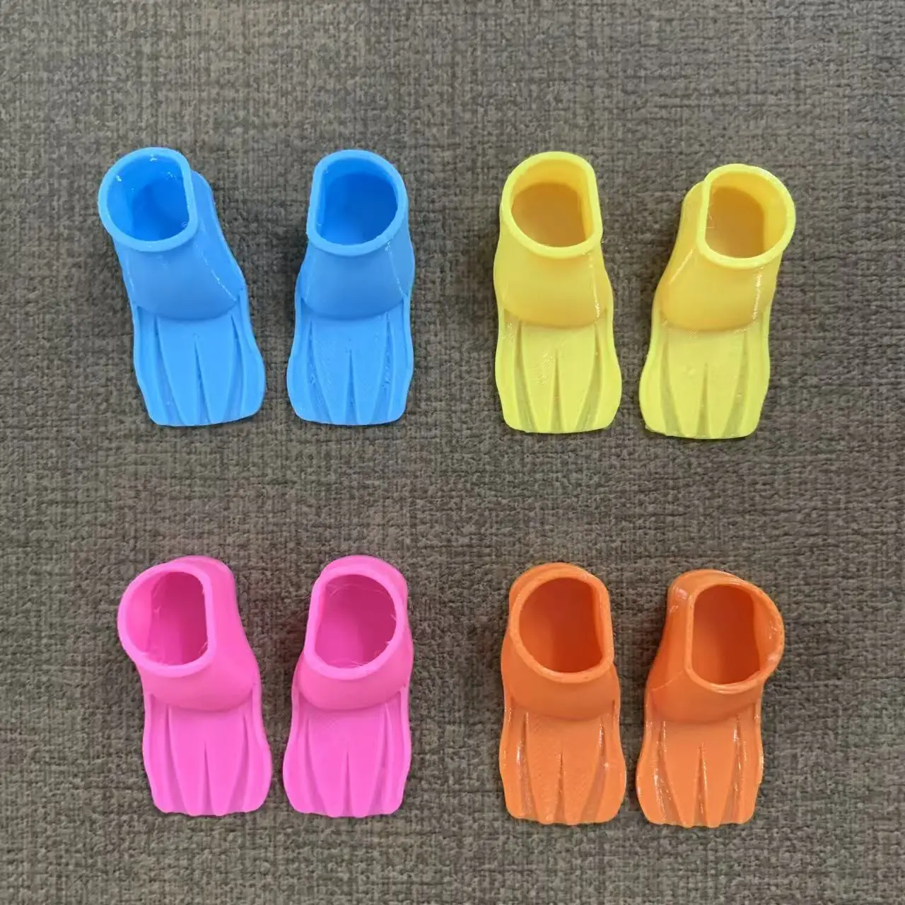 

Colorful fins swimsuit set diving must-have customized high-end accessories for 17cm labuu doll clothes cute gift