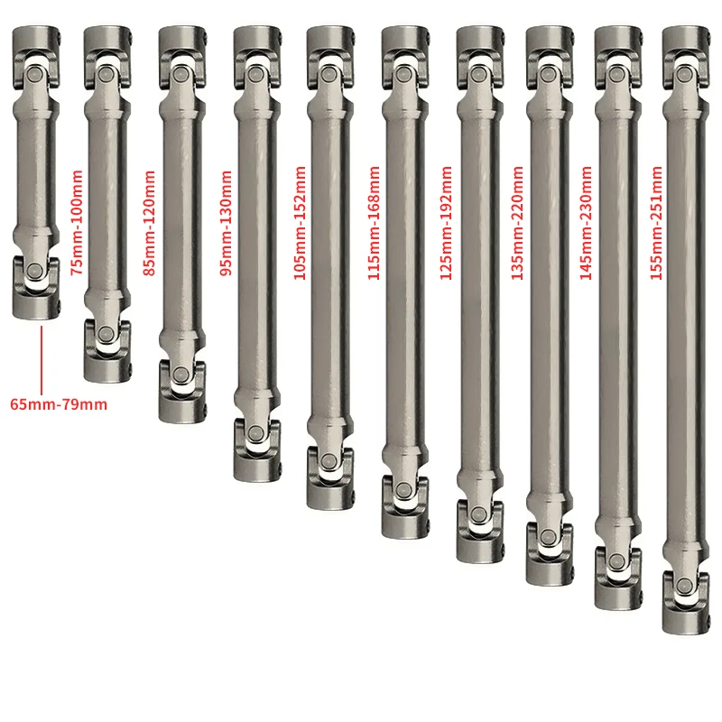 Axial Scx10 Upgrades Parts Metal Stainless Steel Heavy-Duty Drive Shaft 90046 AXI03007 Wraith Capra TRX4 TRX6 Rc Car Accessories