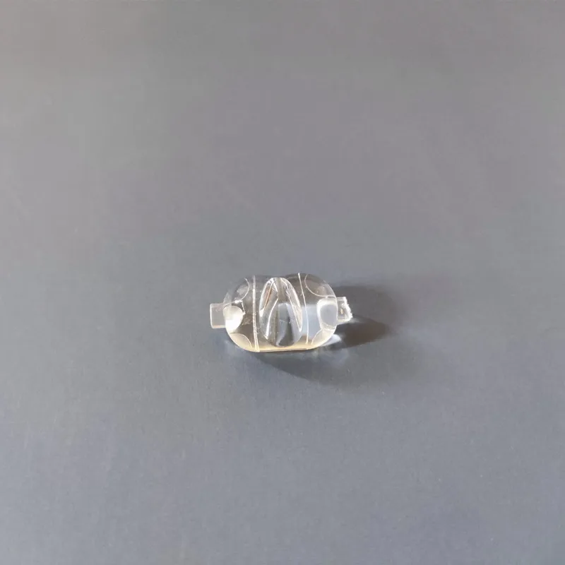 

# Высококачественная линза для уличного освещения UNGJ-18, оптическая линза для светодиодов, размер 18X9.33X7.44 мм, угол 60*135, чистая поверхность, PMMA