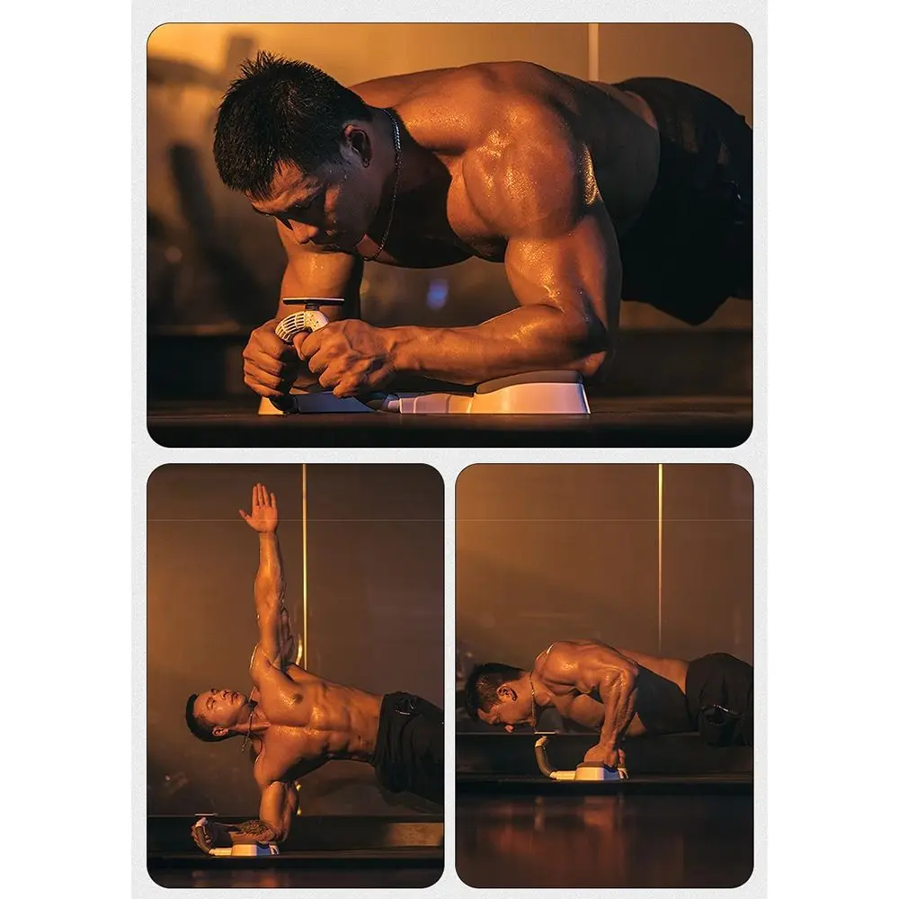 Non-Slip Handles Push Up Board Protective Elbow Pads Adjustable Flat Support Trainer Automatic Timing Ergonomic