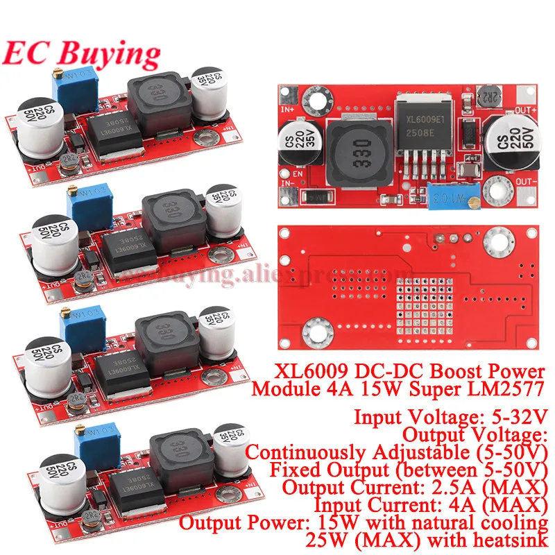 1Pc-10Pcs XL6009 4A…