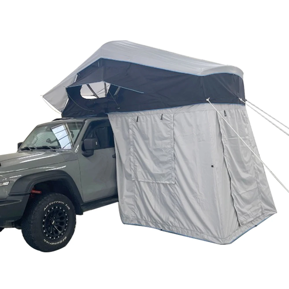 

Car Rooftop Tent 4wd Offroad Trailer Four-Season 2-5 Person Foldable Car Soft Roof Top Tent