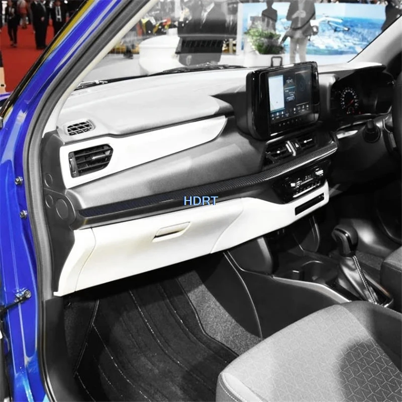 Car Style Steering Wheel Center Console Molding Front Door Inner Armrest Trim Gear Shift Frame Interior For Suzuki Swift 2024 +