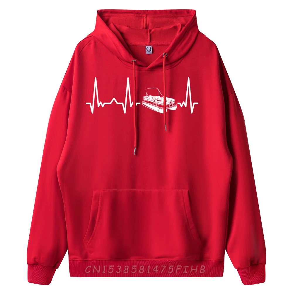 Pontoon Pontoon Heartbeat Hiphop Streetwear Woman Hoodie Men Long Sleeve Pullover Hoodie For Men