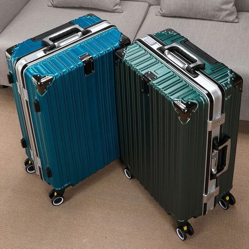 Traveling Suitcase With Large Capacity Male Universal Wheel Password Box Female High School Student Trolley Case Solid Suitcase