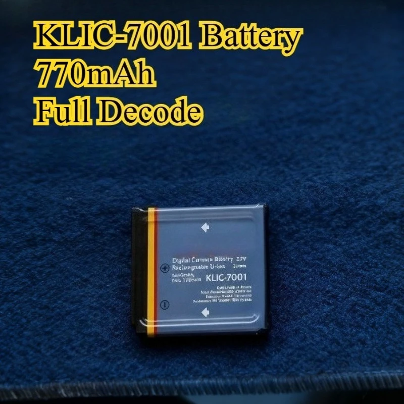 

Аккумулятор KLIC-7001 770 мАч с полным декодированием для цифровых камер Kodak M1063, M1033, M1020, M1093, V1253, V1275, V1075, V570, V550, K7001