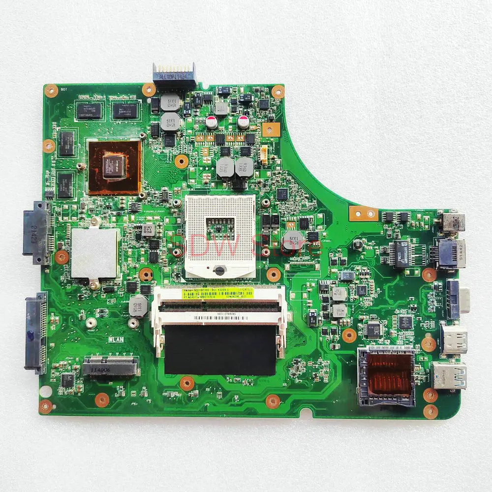 K53SV Laptop Motherboard For Asus K53SM K53SC K53SJ K53S A53S K53SV Mainboard K53SV DDR3 GT540M 1G Test well