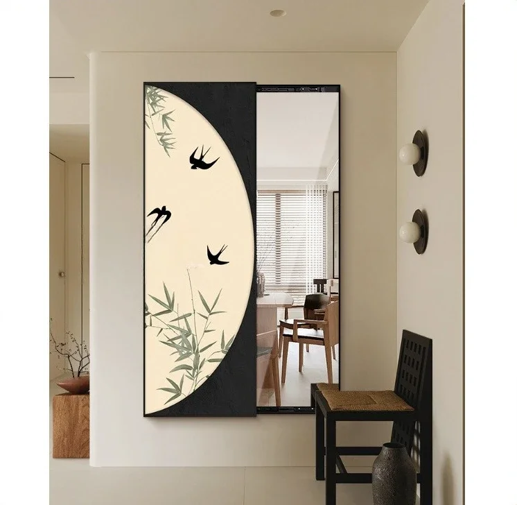 نمط العصور الوسطى، اللوحة الزخرفية، النمط المخفي، كامل الجسم، المرآة، غرفة المعيشة، اللوحة المعلقة، المدخل #4