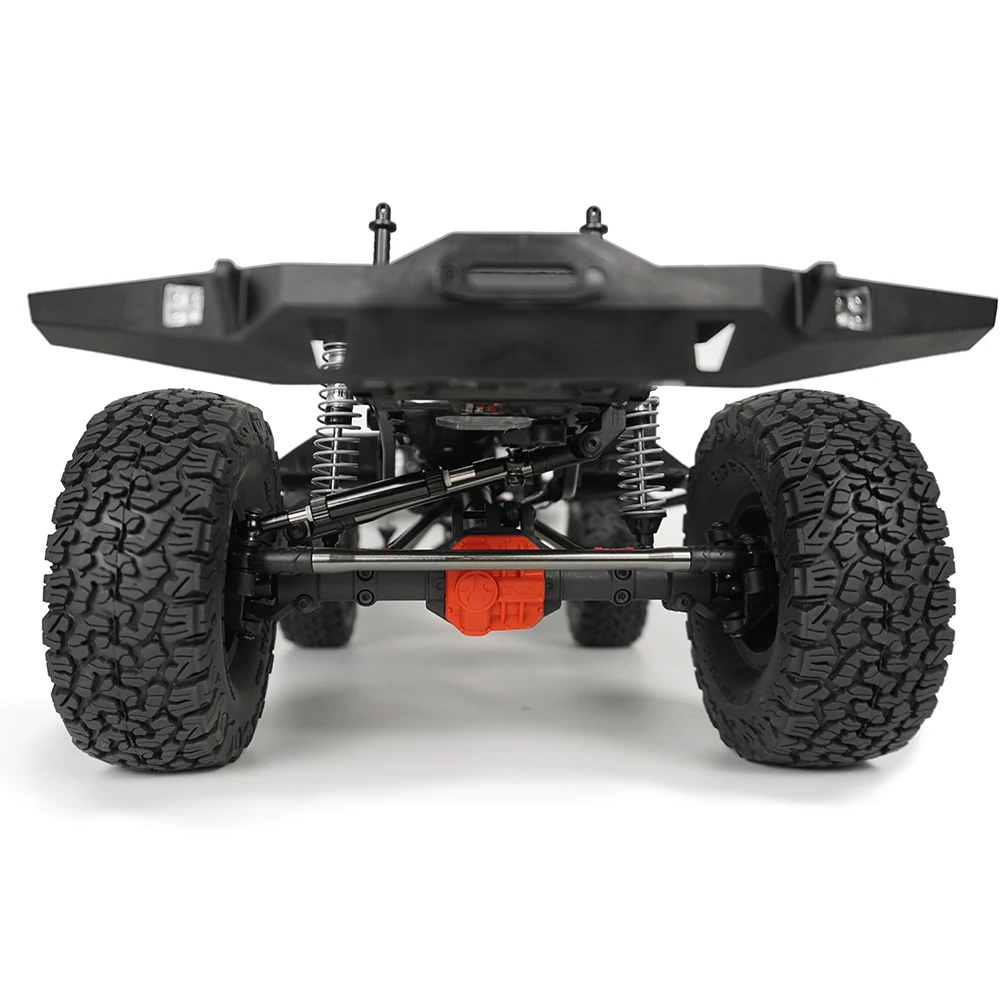 TRINOOD Black/Red Adjustable Steering Link Rod Servo Linkage 80-85mm 90-95mm for 1/10 RC Crawler Car Axial SCX10 Upgrade Parts