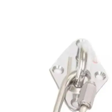 Stainless Steel Security Chain 304 for Coastal Areas High Wind Zones For Storm Doors Farm Enclosures 315mm 350mm 375mm 410mm