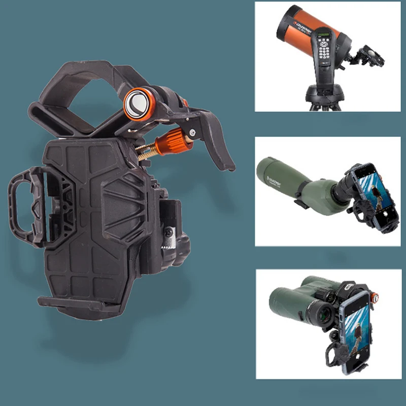 Celestron nexyz 3osý univerzální smartphone adaptér mobilní buňka telefon namontovat pro astronomické dalekohled binoculars drobnohled