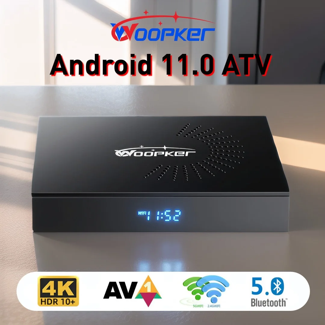 

Woopker KW2 ATV TV Box Android 11 Amlogic S905W2 4GB 32GB 64GB Dual Wifi Bluetooth 5.0 AV1 Media Player TVBOX 4K Set top box