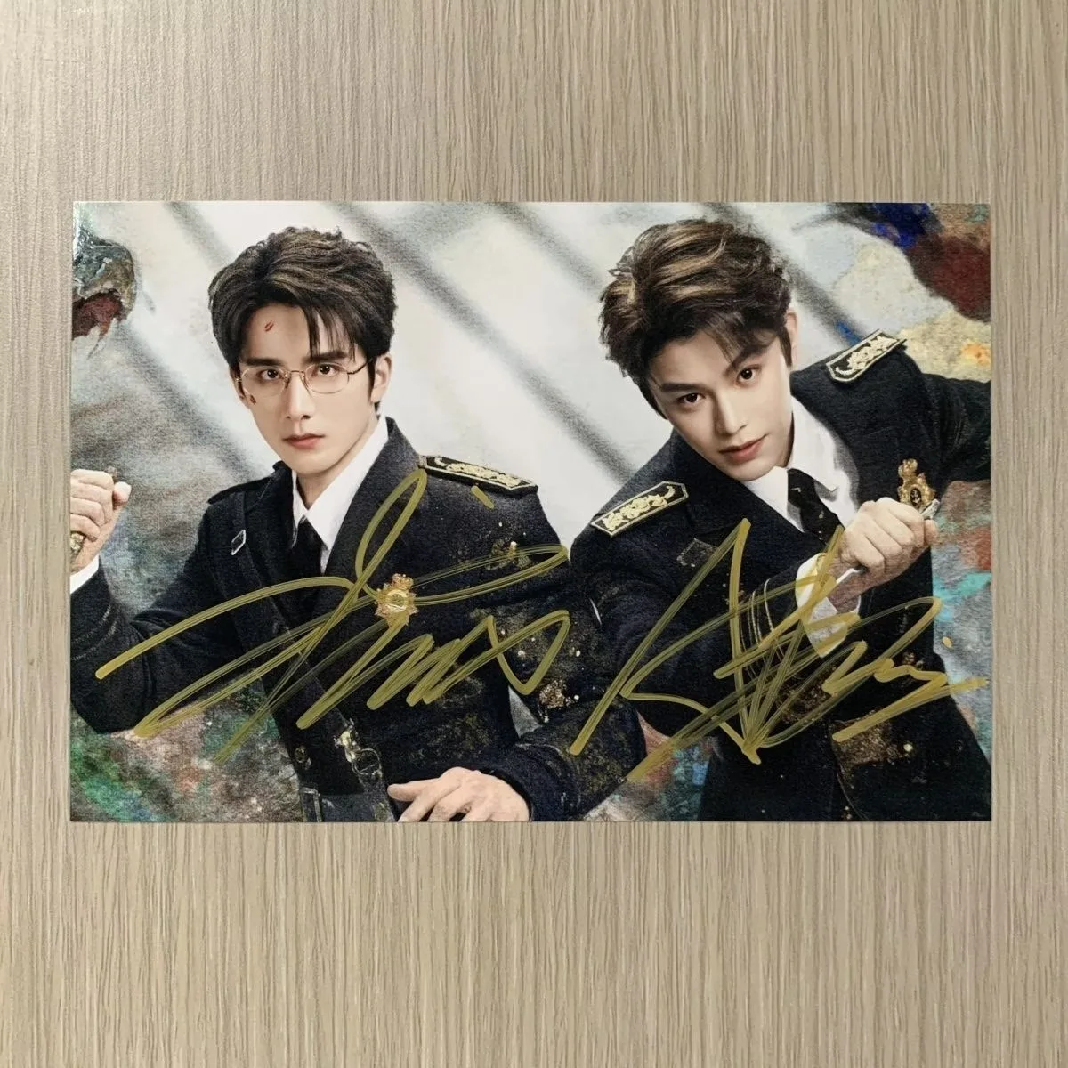 Ding Yuxi Zhang Xincheng TV Archives The Nanyang Mystery Zhang Haiyan Zhang Haixia Drama Stills Handwritten Signature Picture