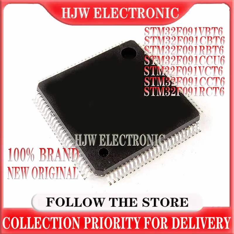 

STM32F091RCT6 STM32F091CCT6 STM32F091VCT6 STM32F091CCU6 STM32F091RBT6 STM32F091CBT6 STM32F091VBT6 Original Genuine