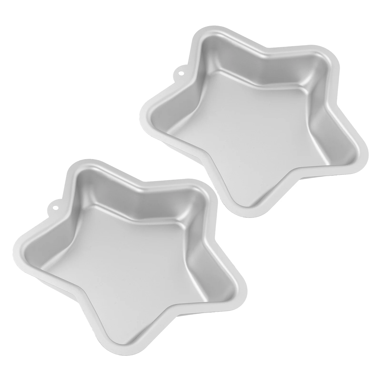 2 stücke Stern Kuchen Pan Aluminium Legierung Antihaft Fünfzackigen Form Für Cheesecake Brot Gebäck Kuchen Backformen Haushalt Küche