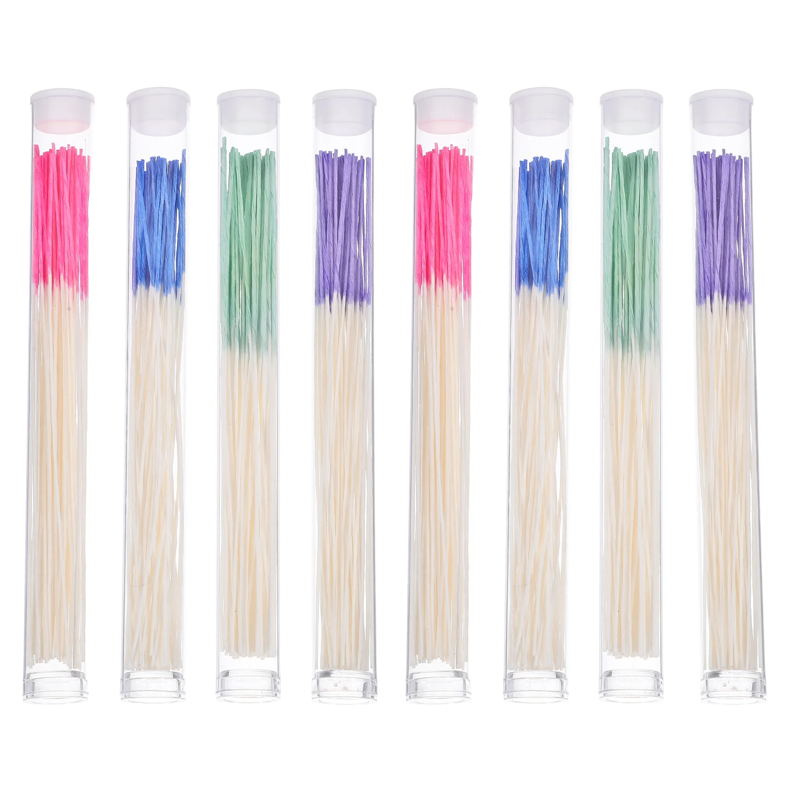 

8 Tubes Ear Piercing Cleaning Line Cleaner Stick Care Supplies Floss Disposable